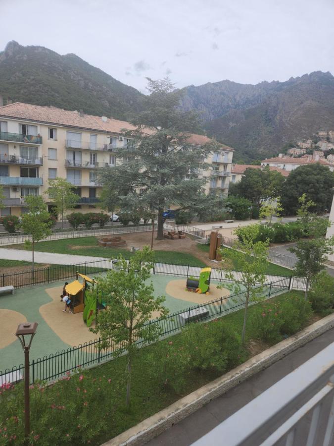 Agreable Appartement F3 Climatise Corte  Dış mekan fotoğraf