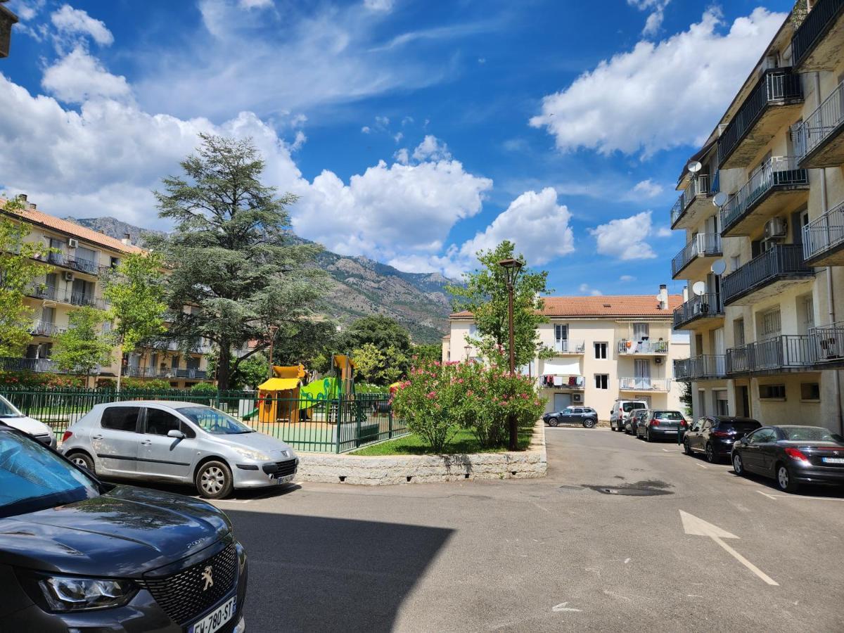 Agreable Appartement F3 Climatise Corte  Dış mekan fotoğraf